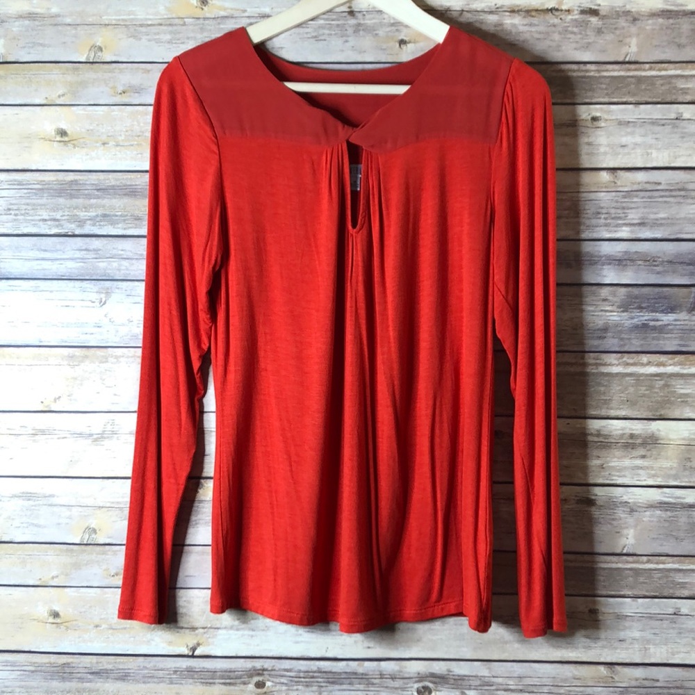 Jennifer Lopez Burnt Orange Longsleeve M